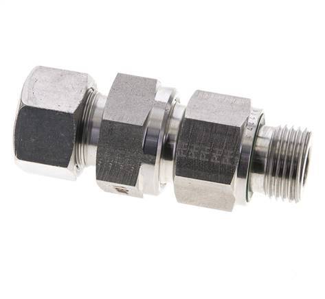 Hydraulic Check Valve Cutting Ring 15L (M22x1.5) & G1/2'' Male Stainless Steel 1-250bar (15-3625)psi Thread-Tube ISO 8434-1