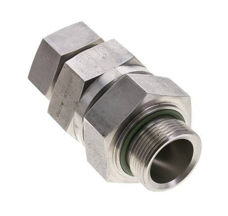 Hydraulic Check Valve Cutting Ring 35L (M45x2) & G1-1/4'' Male Stainless Steel 1-100bar (15-1450)psi Thread-Tube ISO 8434-1