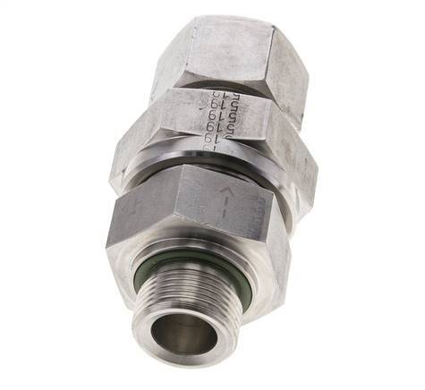 Hydraulic Check Valve Cutting Ring 20S (M30x2) & G3/4'' Male Stainless Steel 1-400bar (15-5800)psi Thread-Tube ISO 8434-1