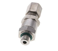 Hydraulic Check Valve Compression Ring 6L (M12x1.5) & G1/8'' Male Stainless Steel 1-250bar (15-3625)psi Thread-Tube ISO 8434-1