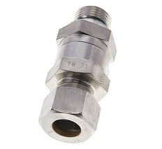 Hydraulic Check Valve Compression Ring 15L (M22x1.5) & G1/2'' Male Stainless Steel 1-250bar (15-3625)psi Thread-Tube ISO 8434-1