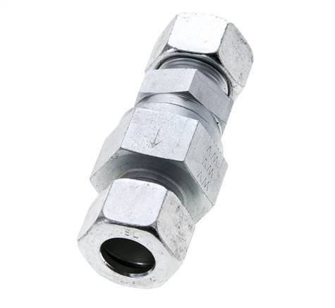 Hydraulisches Rückschlagventil Schneidring 15L (M22x1.5) Stahl 1-250bar (15-3625)psi ISO 8434-1