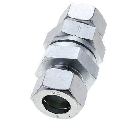 Hydraulic Check Valve Cutting Ring 30S (M42x2) Steel 1-250bar (15-3625)psi ISO 8434-1