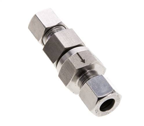 Hydraulisches Rückschlagventil Schneidring 10L (M16x1.5) Edelstahl 1-250bar (15-3625)psi ISO 8434-1