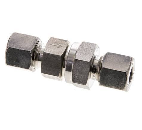 Hydraulic Check Valve Cutting Ring 10S (M18x1.5) Stainless Steel 1-400bar (15-5800)psi ISO 8434-1