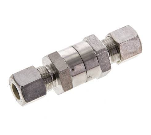 Hydraulisches Rückschlagventil Kompressionsring 10L (M16x1.5) Edelstahl 1-250bar (15-3625)psi ISO 8434-1