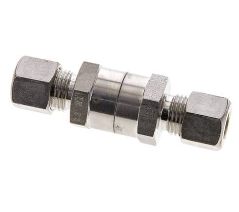 Hydraulisches Rückschlagventil Kompressionsring 10L (M16x1.5) Edelstahl 1-250bar (15-3625)psi ISO 8434-1