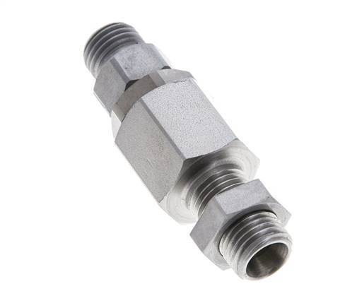 8L Zink plated Steel Ball-Guided Swivel Joint Cutting Fitting Bulkhead 315 bar NBR ISO 8434-1