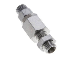 8L Zink plated Steel Ball-Guided Swivel Joint Cutting Fitting Bulkhead 315 bar NBR ISO 8434-1