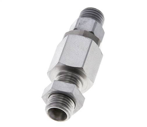 8L Zink plated Steel Ball-Guided Swivel Joint Cutting Fitting Bulkhead 315 bar NBR ISO 8434-1