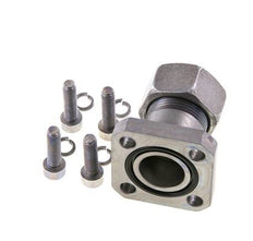 LK 40 Pumpenflansch Stahl mit 18L (M26x1,5)