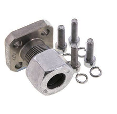 LK 35 Pumpenflansch Stahl mit 16S (M24x1,5)