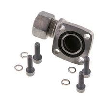 LK 40 Winkelpumpenflansch Temperguss mit 15L (M22x1,5)