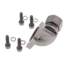 LK 40 Winkelpumpenflansch Temperguss mit 15L (M22x1,5)