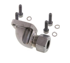 LK 40 Winkelpumpenflansch Temperguss mit 15L (M22x1,5)