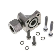 LK 55 Winkelpumpenflansch Temperguss mit 20S (M30x2)