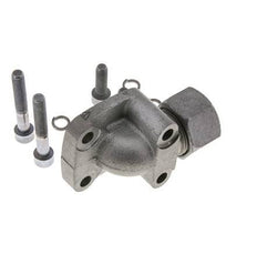 LK 55 Winkelpumpenflansch Temperguss mit 20S (M30x2)