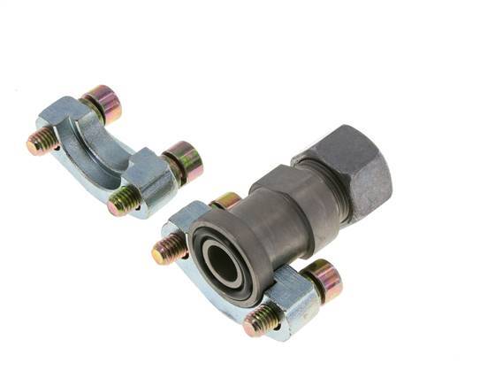 1/2'' SAE-Flansch 3000 PSI Stahl mit 15L (M22x1.5) ISO 6162-1