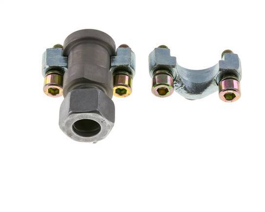 1/2'' SAE-Flansch 3000 PSI Stahl mit 15L (M22x1.5) ISO 6162-1