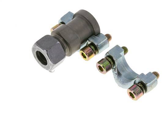 1/2'' SAE-Flansch 3000 PSI Stahl mit 15L (M22x1.5) ISO 6162-1