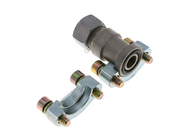 1/2'' SAE-Flansch 3000 PSI Stahl mit 15L (M22x1.5) ISO 6162-1