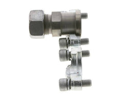 3/4'' SAE-Flansch 3000 PSI Stahl mit 22L (M30x2) ISO 6162-1