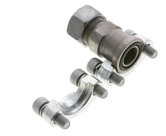 3/4'' SAE-Flansch 3000 PSI Stahl mit 22L (M30x2) ISO 6162-1