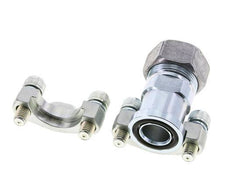 3/4'' SAE-Flansch 3000 PSI Stahl mit 28L (M36x2) ISO 6162-1