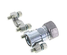 3/4'' SAE-Flansch 3000 PSI Stahl mit 28L (M36x2) ISO 6162-1