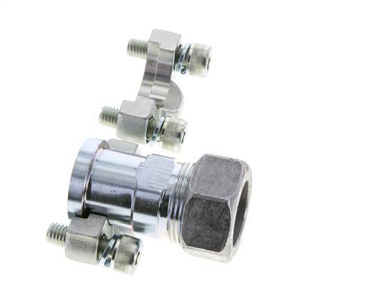 3/4'' SAE-Flansch 3000 PSI Stahl mit 28L (M36x2) ISO 6162-1