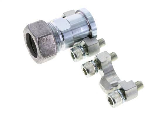 3/4'' SAE-Flansch 3000 PSI Stahl mit 28L (M36x2) ISO 6162-1
