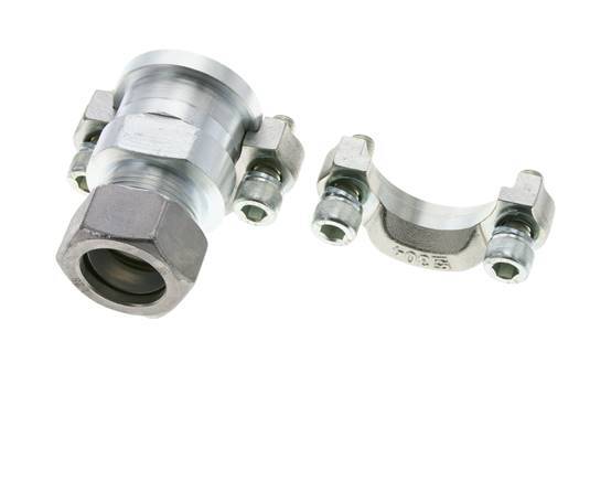 1-1/4'' SAE-Flansch 3000 PSI Stahl mit 28L (M36x2) ISO 6162-1