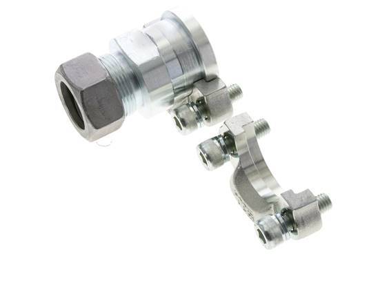 1-1/4'' SAE-Flansch 3000 PSI Stahl mit 28L (M36x2) ISO 6162-1