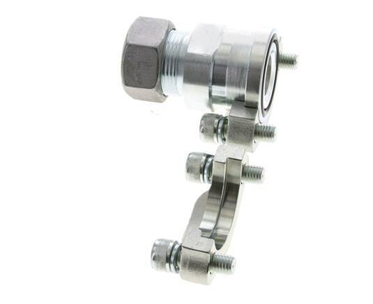 1-1/4'' SAE-Flansch 3000 PSI Stahl mit 28L (M36x2) ISO 6162-1