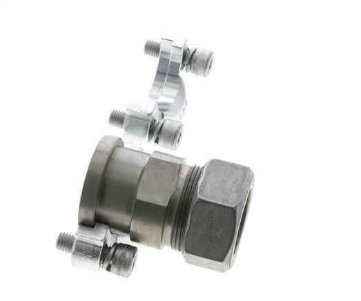 1-1/4'' SAE-Flansch 3000 PSI Stahl mit 35L (M45x2) ISO 6162-1