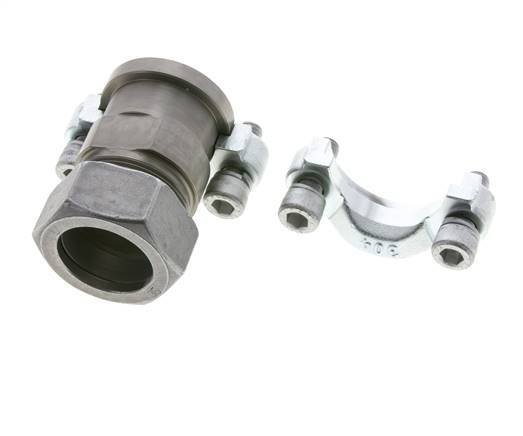 1-1/4'' SAE-Flansch 3000 PSI Stahl mit 35L (M45x2) ISO 6162-1