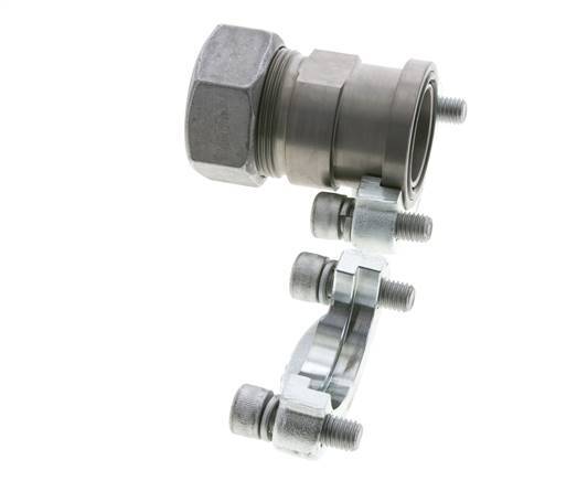 1-1/4'' SAE-Flansch 3000 PSI Stahl mit 35L (M45x2) ISO 6162-1