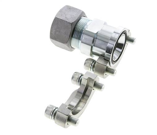 1-1/4'' SAE-Flansch 3000 PSI Stahl mit 30S (M42x2) ISO 6162-1