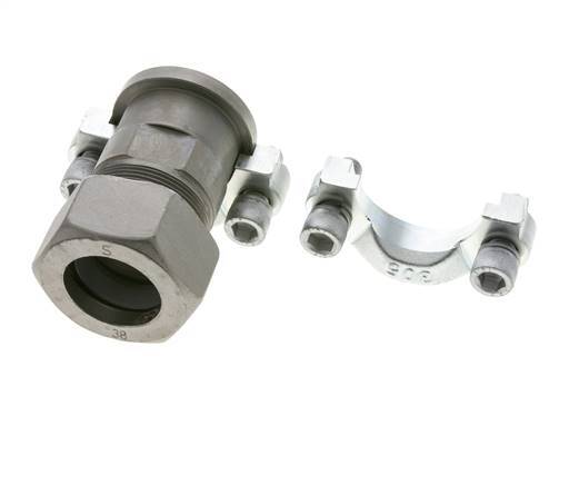 1-1/2'' SAE-Flansch 3000 PSI Stahl mit 38S (M52x2) ISO 6162-1