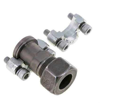 3/4'' SAE-Flansch 6000 PSI Stahl mit 25S (M36x2) ISO 6162-2