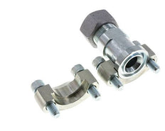 1'' SAE Flange 6000 PSI Steel with 25S (M36x2) ISO 6162-2