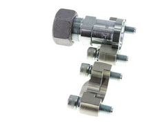 1'' SAE-Flansch 6000 PSI Stahl mit 25S (M36x2) ISO 6162-2