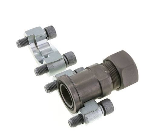 1-1/4'' SAE-Flansch 6000 PSI Stahl mit 30S (M42x2) ISO 6162-2