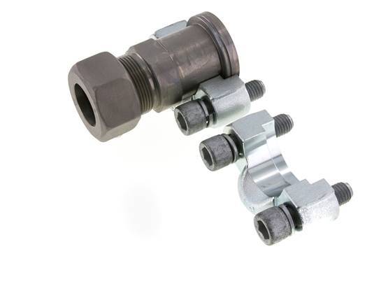 1-1/4'' SAE-Flansch 6000 PSI Stahl mit 30S (M42x2) ISO 6162-2