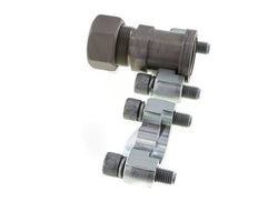 1-1/4'' SAE-Flansch 6000 PSI Stahl mit 30S (M42x2) ISO 6162-2