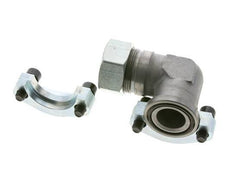 1-1/4'' Winkelstück SAE-Flansch 3000 PSI Stahl mit 35L (M45x2) ISO 6162-1