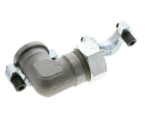 1-1/4'' Winkelstück SAE-Flansch 3000 PSI Stahl mit 35L (M45x2) ISO 6162-1