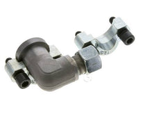 3/4''-Winkelstück SAE-Flansch 6000 PSI Stahl mit 16S (M24x1,5) ISO 6162-2