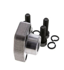 3/4'' SAE-Flansch 3000 PSI Glattstahl mit G1/2'' Innengewinde ISO 6162-1