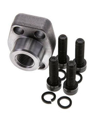 3/4'' SAE-Flansch 3000 PSI Glattstahl mit G1/2'' Innengewinde ISO 6162-1